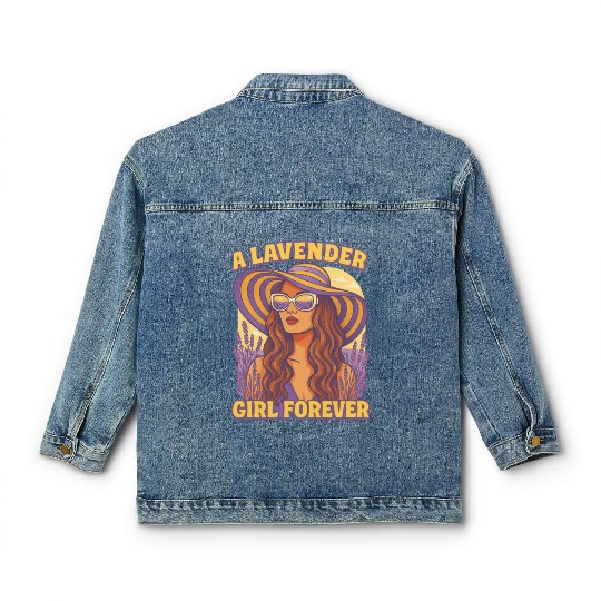 lavender girl Classic Women's Denim Jackets