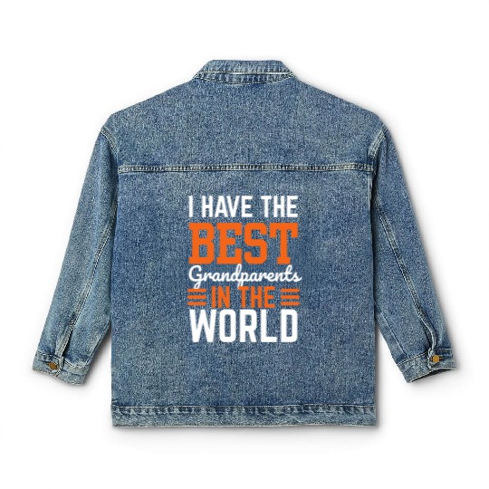 National Grandparents Day, Best Grandparents Classic Women's Denim Jackets