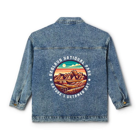 Badlands National Park Natures Untamed Classic Women's Denim Jackets