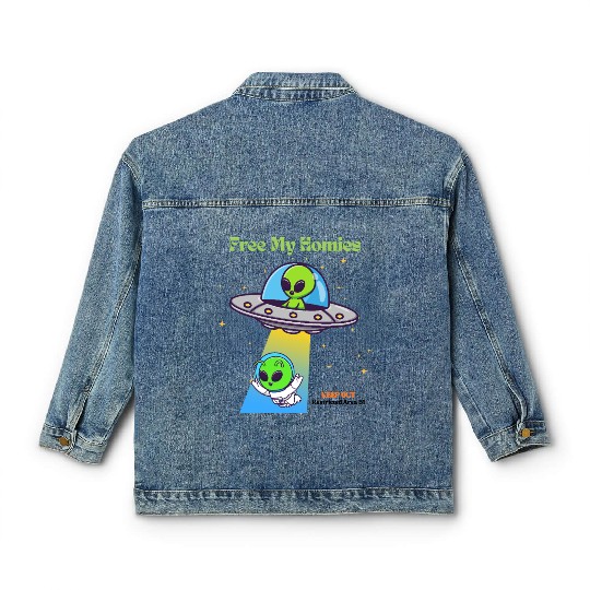 Free My Homies Area 51  Classic Women's Denim Jackets