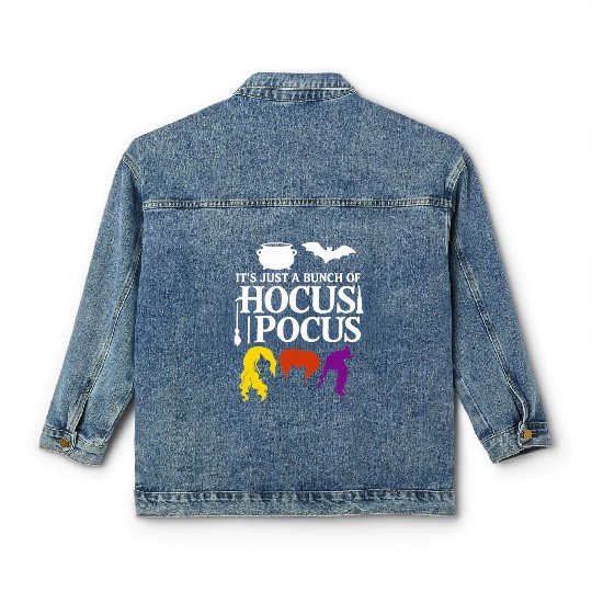 Hocus Pocus Haloween Party Classic Women's Denim Jackets