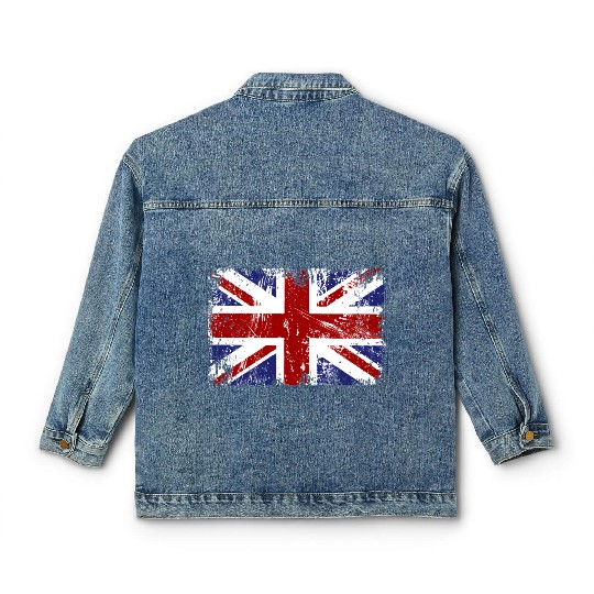British Flag Union Jack Classic Women's Denim Jackets