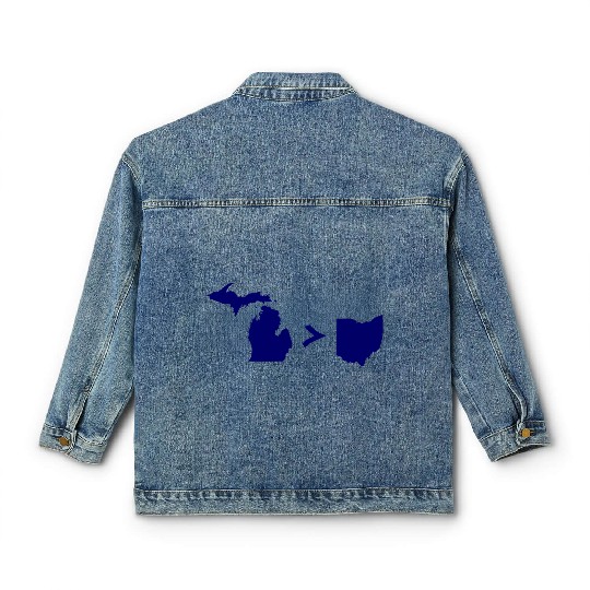 Funny Michigan Greater Than Ohio Classic Women's Denim Jackets