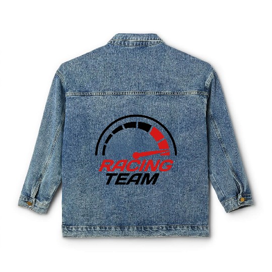 Racing team speedometer quick lawn Classic Women's Denim Jackets