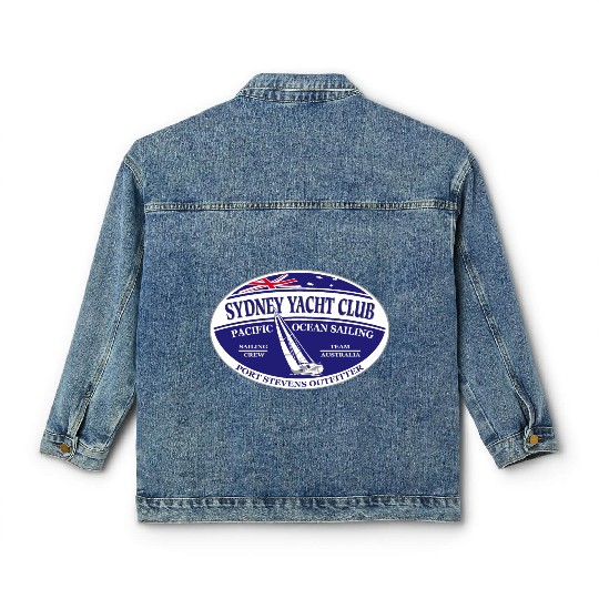 Pacific ocean sailing - Sydney Yacht Club Classic Women's Denim Jackets