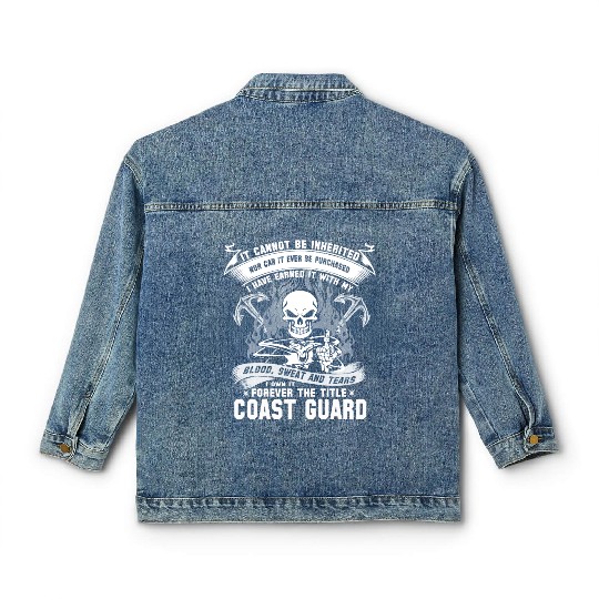 Coast Guard us coast guard coast guard Classic Women's Denim Jackets