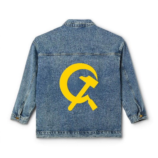 Hammer and sickle Classic Women's Denim Jackets