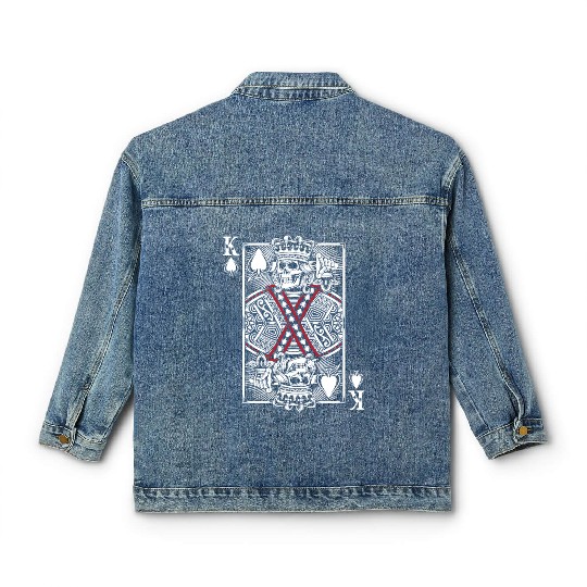 King Of Hearts Classic Women's Denim Jackets
