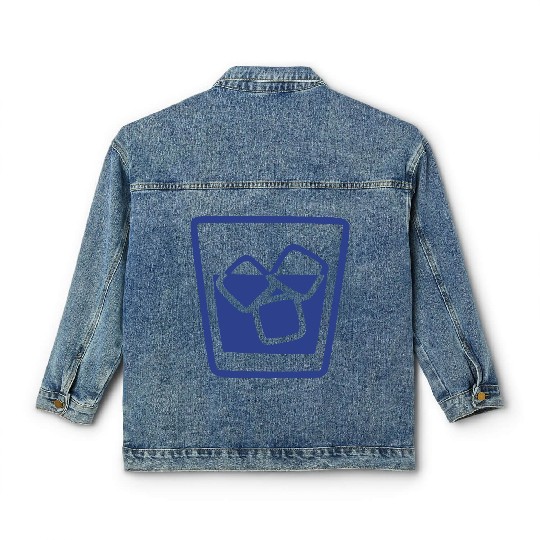 Alcohol and Ice Classic Women's Denim Jackets