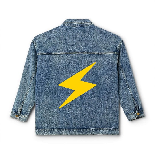 Lightning Bolt Classic Women's Denim Jackets