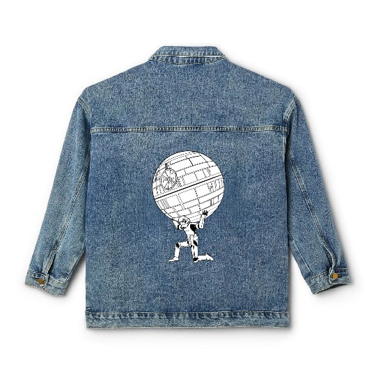 Funny Star Wars Stormtrooper art Classic Women's Denim Jackets