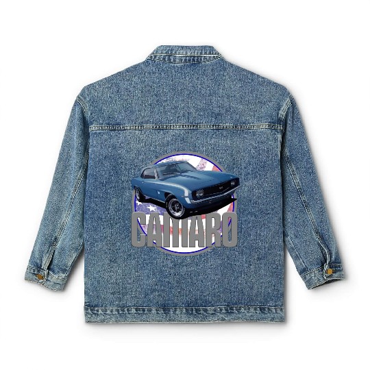 Bold Camaro in Blue Classic Women's Denim Jackets