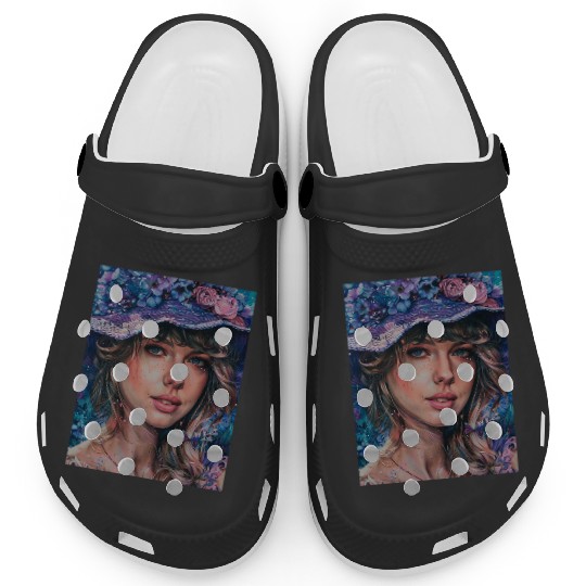 Discover Taylor Flower Beautiful  Premium Clogs