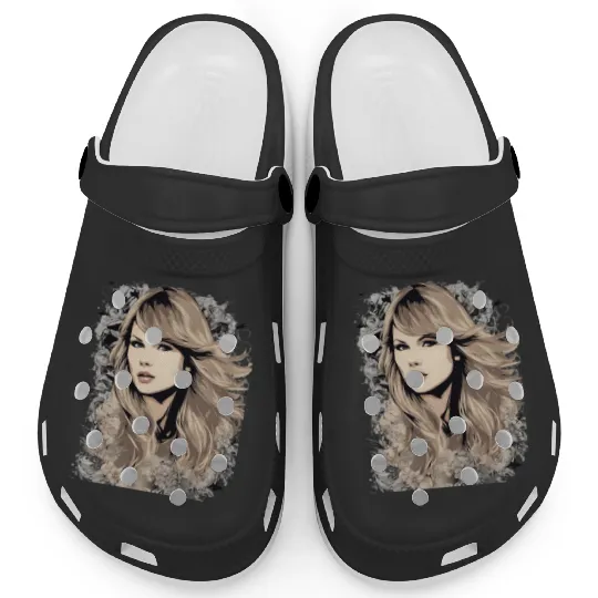 Discover Taylor Portrait Music Icon Illustration Clogs