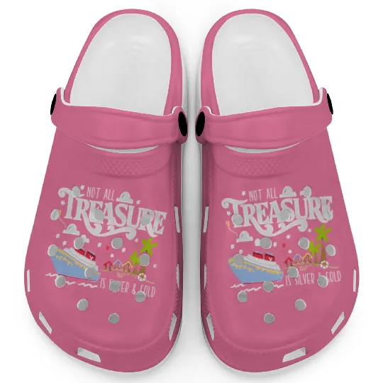 Disney Treasure Clogs, Disney Cruise Clogs, Not All Treasure is Silver and Gold Clogs