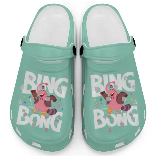 Cute Inside Out Bing Bong Disney Clogs, Disney Inside Out Bing Bong Clogs