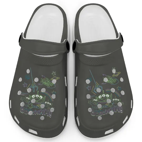 Disney Pixar Alien Pizza Planet Clogs, Disney Toy Story Pizza Planet Clogs, Disney Pizza Planet Clogs, Alien Pizza Planet, HarryHudsonShop