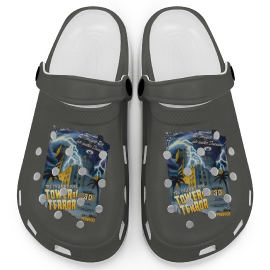 Retro Mickey And Friends Tower Of Terror Clogs, Mickey And Friends Clogs,  Disney Matching Trip 2024 Clogs.
