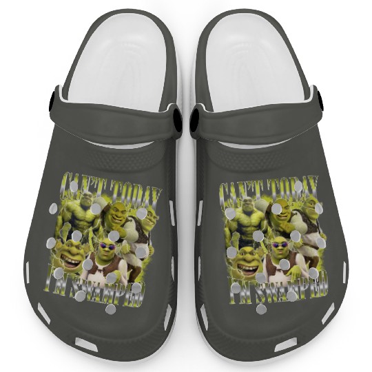 Can't Today I'm Swamped, Shrek Clogs, Disney Fiona Princess, Shrek and Fiona, Sassy Shrek Clogs, Funny Shrek  Clogs