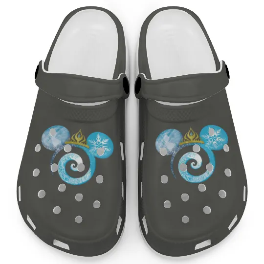 Elsa Clogs,  Mickey Ears Clogs, Cute Disney Princess Clogs, Disneyworld  Family Clogs