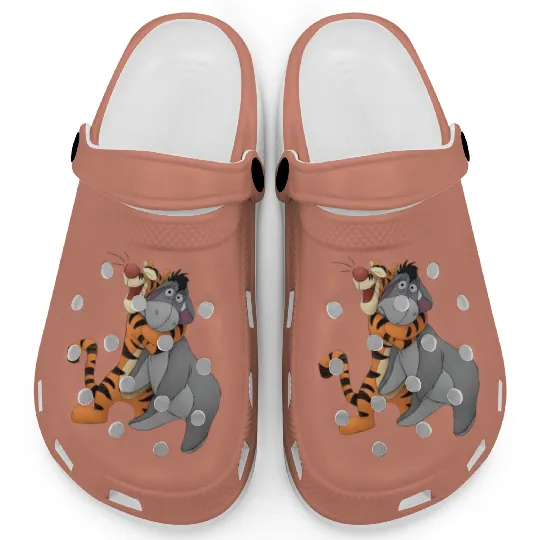 Tigger Hugging Eeyore Winnie The Pooh Clogs, Disney Best Friends Clogs