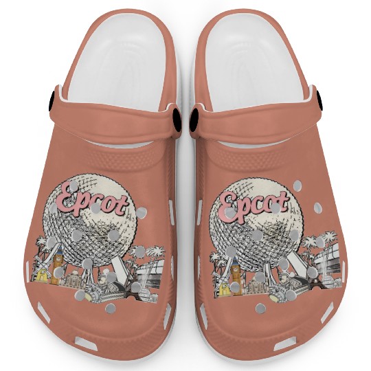 Disney Epcot  Clogs, Epcot World Tour Clogs, Epcot Center 1982 Clogs