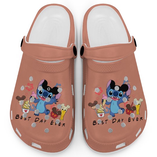 Disney Stitch Best Day Ever Clogs, Disney Stitch Clogs