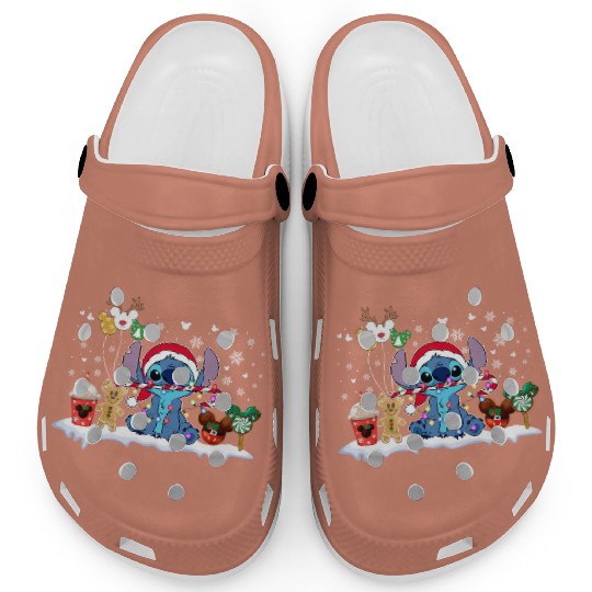 Stitch Christmas Clogs, Disney Christmas Clogs, Stitch Clogs, Disney Matching Clogs