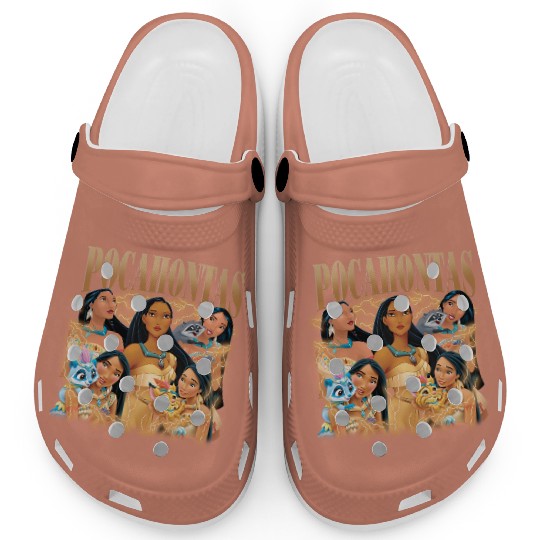 Disney Pocahontas Princess Homage Clogs, Disney Princess