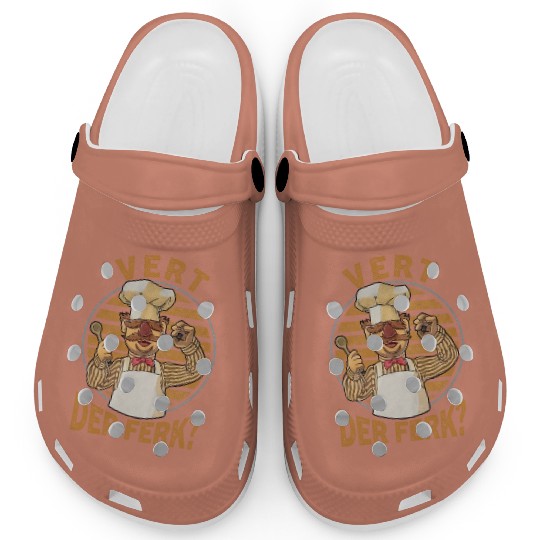 Retro Vert Der Ferk Swedish Chef Clogs, Disney The Muppet Clogs