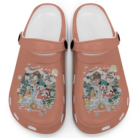Disney World Christmas Clogs, Merriest Place In the World Clogs
