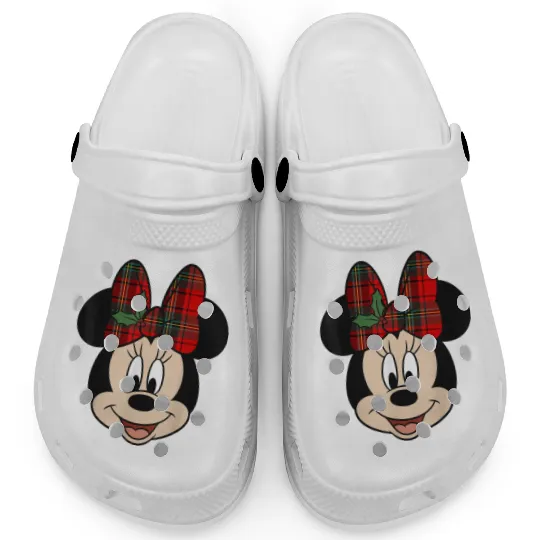 Minnie Head Disney Christmas Clogs