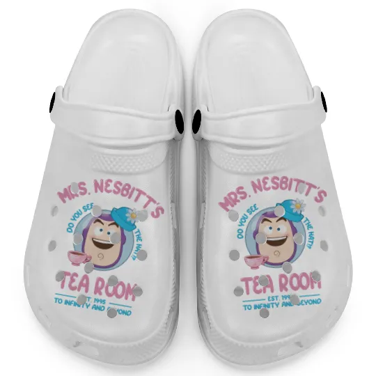 Disney Toy Story Mrs Nesbitt Tea Room Clogs, Toy Story Clogs