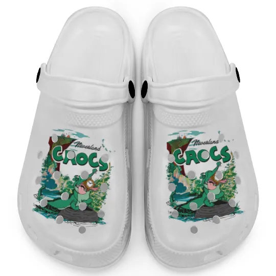 Disney Peter Pan Tick-Tock the Crocodile Neverland Clogs