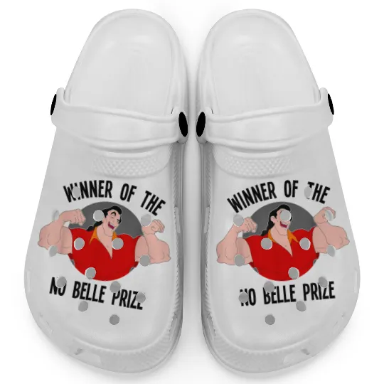 Disney Beauty and the Beast Gaston Winner No Belle Prize Clogs