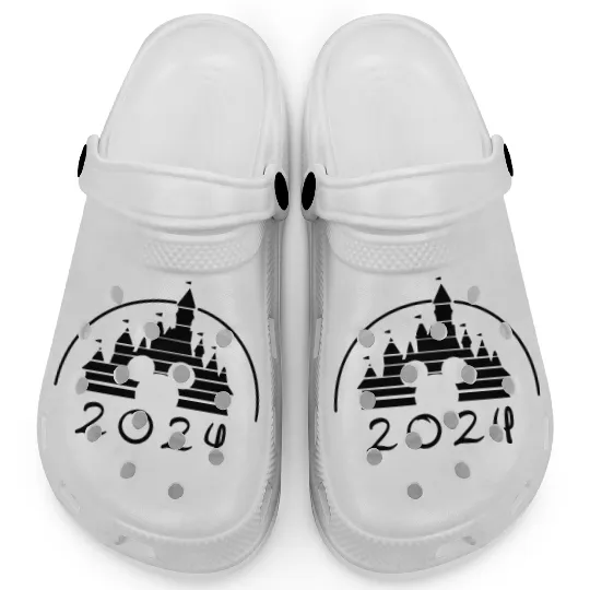 Disney 2024 Family Vacation Clogs, Disney Castle 2024 Clogs