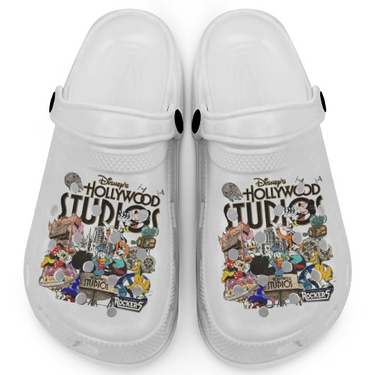 Vintage Disney Hollywood Studios  Color Clogs, Hollywood Studios Clogs