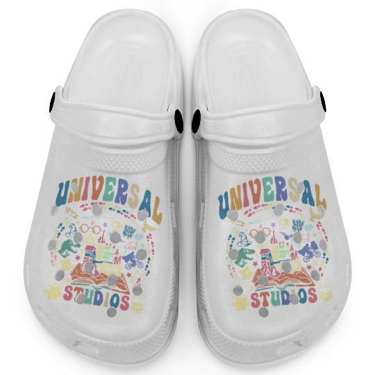 Universal Studios Clogs, Vintage Disney Universal Studios Clogs, Disneyland Clogs