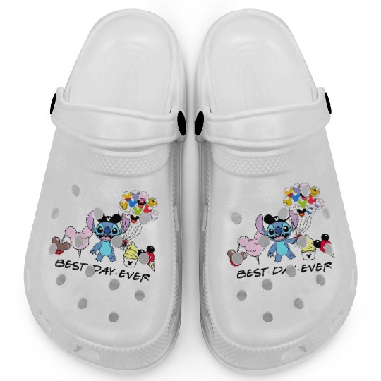 Disney Stitch Best Day Ever, Disney Snacks Clogs