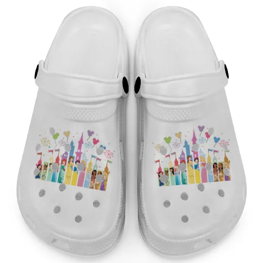 Disney Princess Castle Clogs, Disney Vacation Clogs, Disney Castle