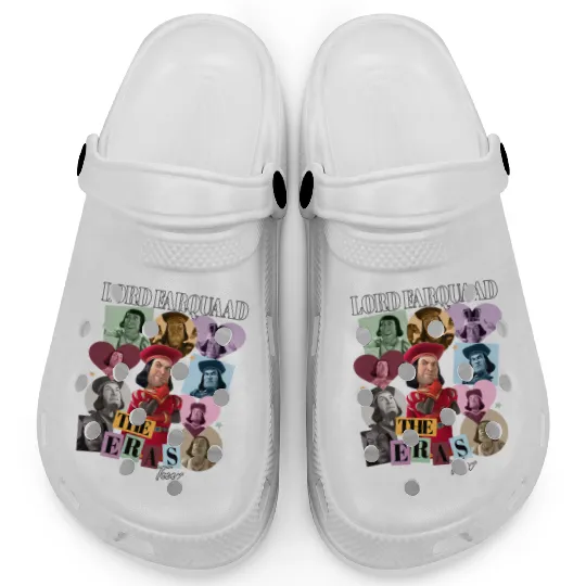 Lord Farquaad Eras Tour Clogs, Lord Farquaad Clogs, Shrek The Er as Tour Funny Clogs, Disney Shrek and Fiona Clogs