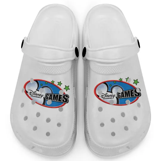 Disney Channel Games Logo Clogs, Mickey Disney Gamer Clogs, Disneyland Epcot Clogs, Gamer Kids Clogs