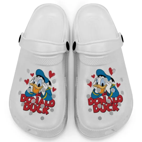 Donald Duck Disney Clogs, Duck Trip Clogs, Donald Duck est 1934 Clogs