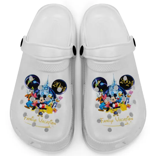 Disney Family Vacation 2024 Clogs, Disney 2024 Clogs, Disney Family Clogs, Disneyland 2024 Clogs
