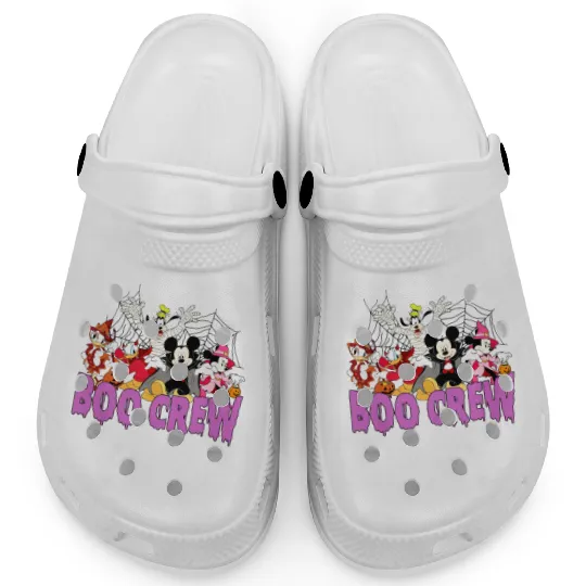 BOO Crew Disney Halloween  Clogs, Custom Disney family Clogs