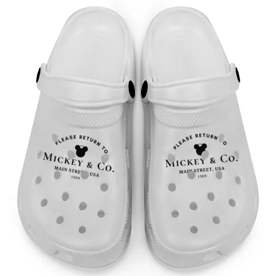 Mickey & CO Clogs, Mickey Mouse Clogs, Disney Mickey Vintage Clogs, Mickey Mouse Clogs
