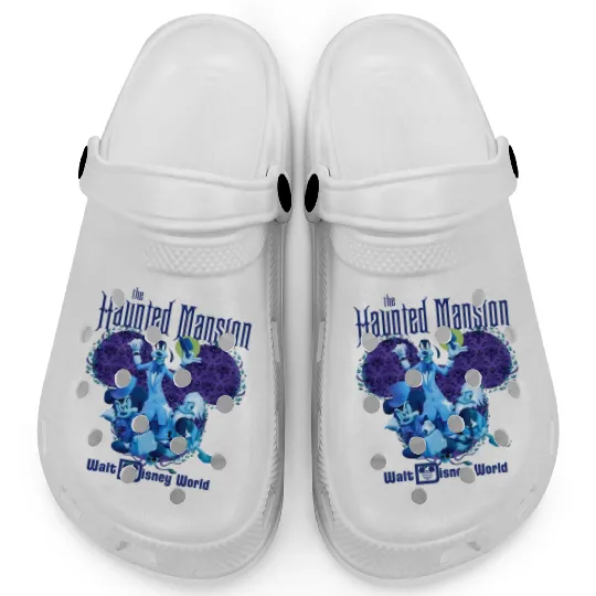 Haunted Mansion Clogs, Foolish Mortal Clogs, Disney Halloween Matching Clogs
