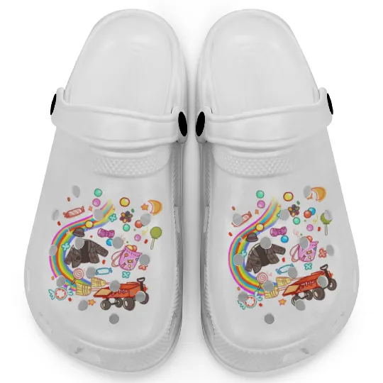Disney Pixar Inside Out Rainbow Clogs