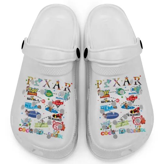 Disneyland Pixar Movie Clogs, Disneyland Pixar Fest 2024 Clogs, Disneyland Pixar