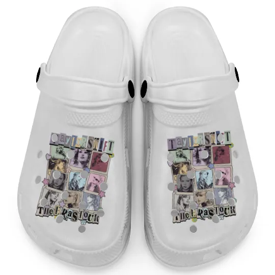 Discover Vintage Taylor The Eras Tour Clogs, Taylor version Merch Clogs